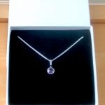 sterling silver amethyst necklace uk