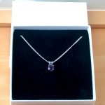 sterling silver amethyst necklace