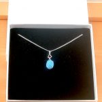 opal necklace in gift box