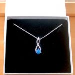 opal necklace in gift box