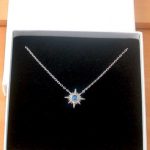 opal star necklace in gift box