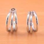 sterling silver hoop earrings
