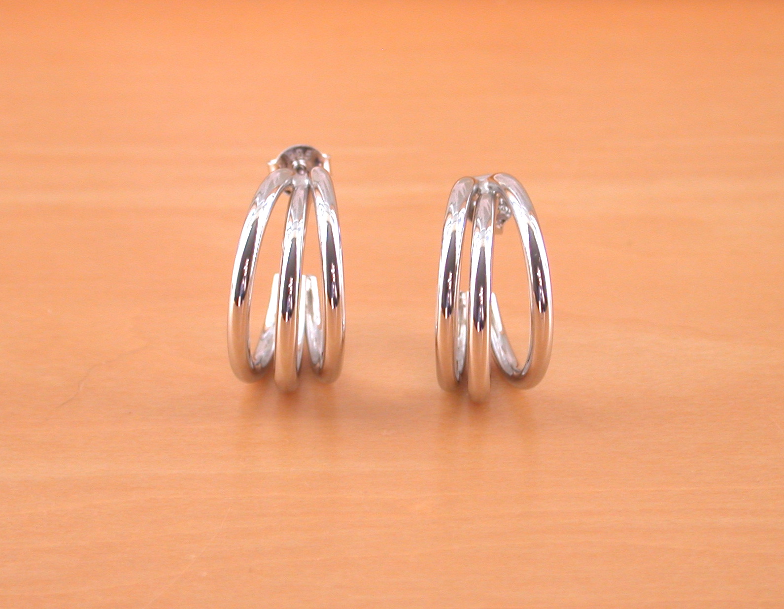 Sterling Silver 20mm Hoop Earrings - Image 3