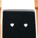 opal earrings in gift box