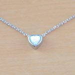 opal heart necklace uk